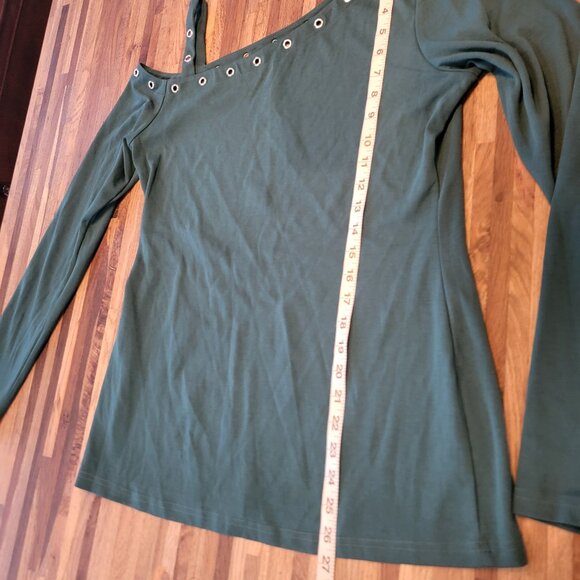 Patty Boutik Green Off The Shoulder Top - Picture 4 of 8